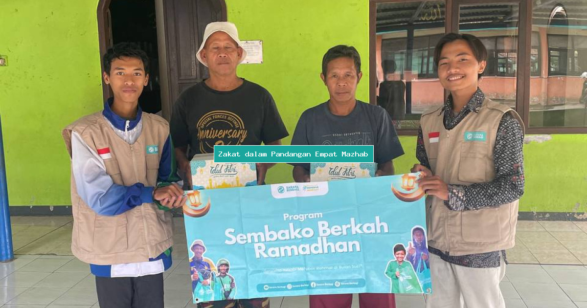 Zakat dalam Pandangan Empat Mazhab